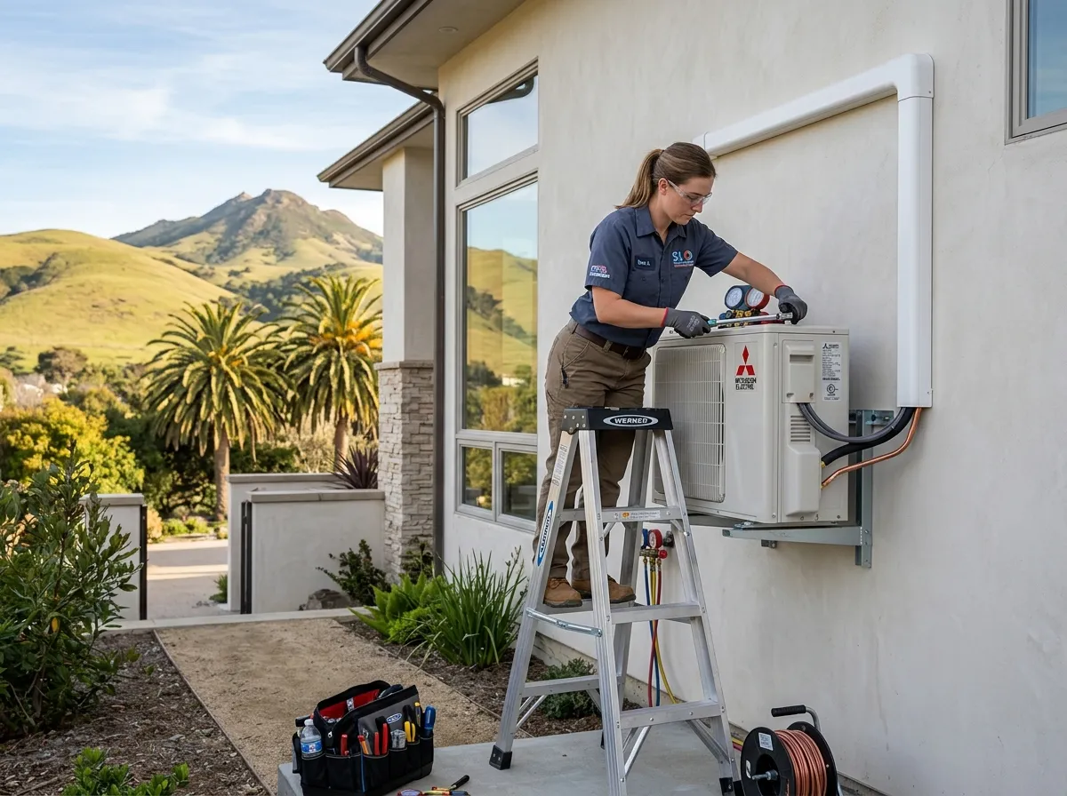 Ductless AC Installation in San Luis Obispo: Small Units, Big Chill