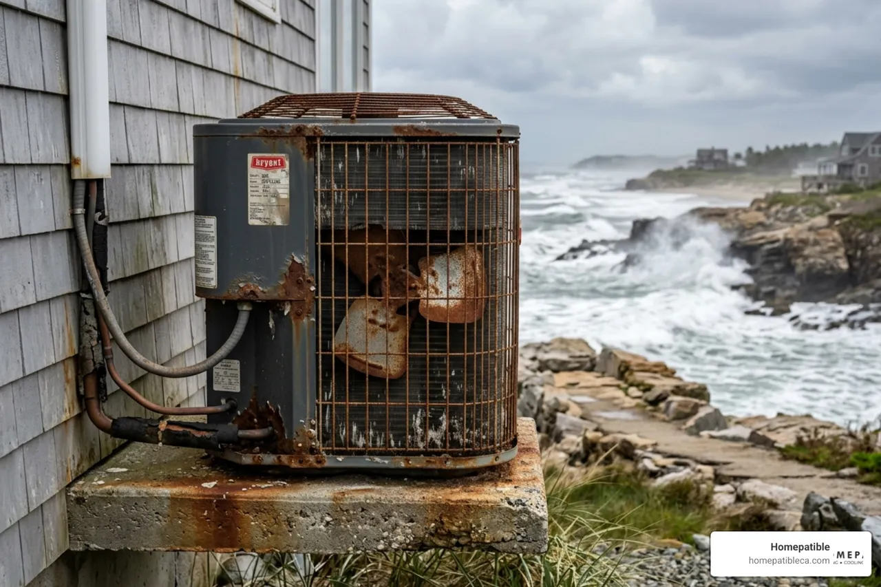 How Salt Air and Fog Are Secretly Sabotaging Your AC Equipment