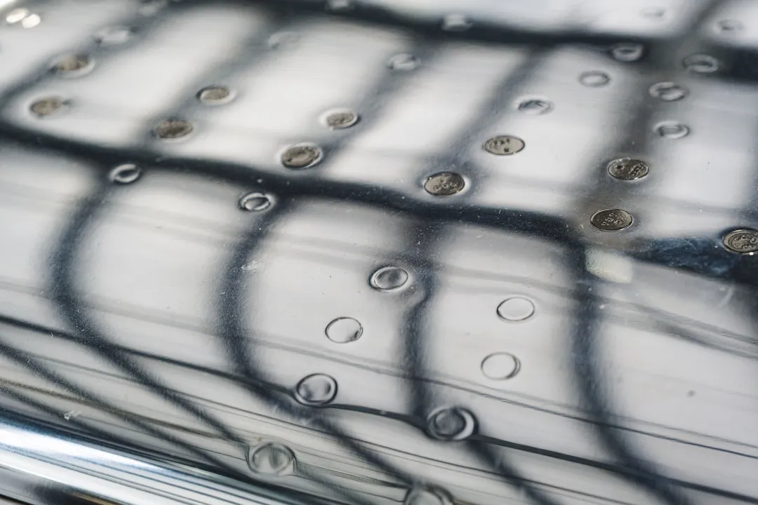 evaporator coil with water droplets condensing on the metal fins - how proper ac sizing controls both temperature and evaporator coil with water droplets condensing on the metal fins - how proper ac sizing controls both temperature and